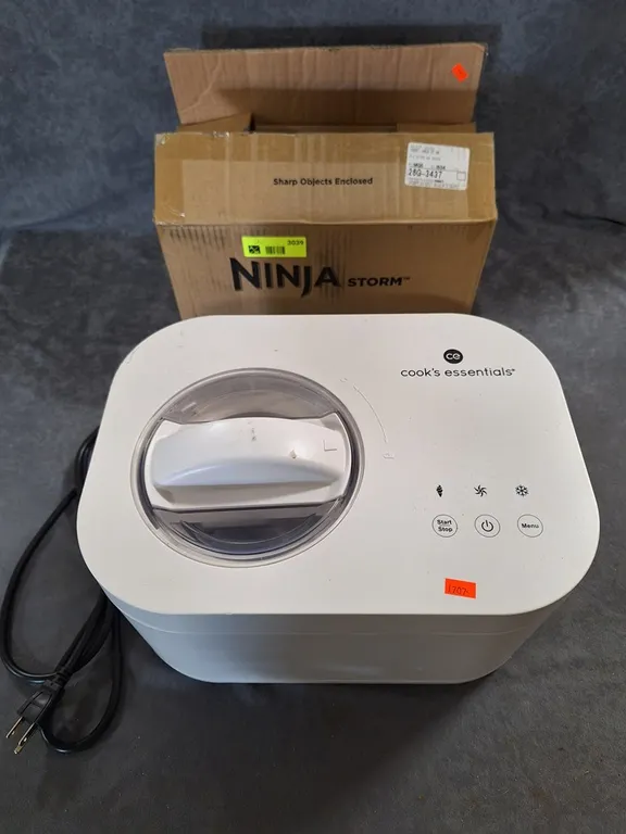 Ninja Storm, Cooks Essentials Ice Cream Maker