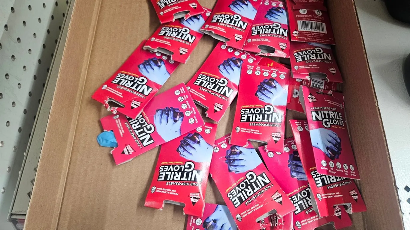 Assorted Nitrile Disposable Gloves