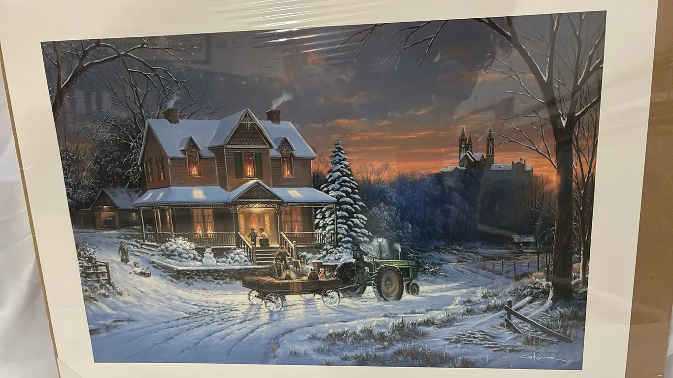 PRINT “EVENING AT HOLY HILL” BY GEORGE KOVACH
