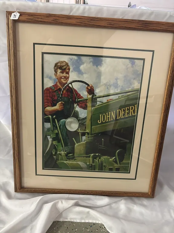FRAMED PRINT JOHN DEERE