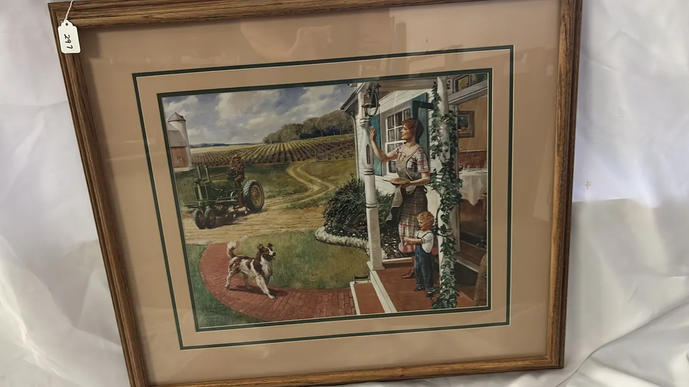 FRAMED PRINT JOHN DEERE