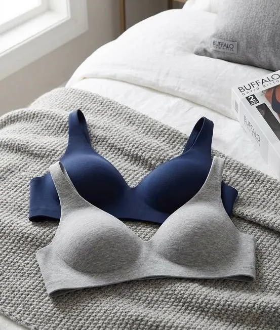 Buffalo David Bitton Wire-Free Bra 2 Pack L/G