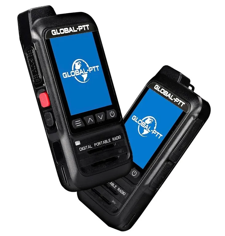 GLOBAL-PTT Walkie-Talkie 2-Pack Digital Radios