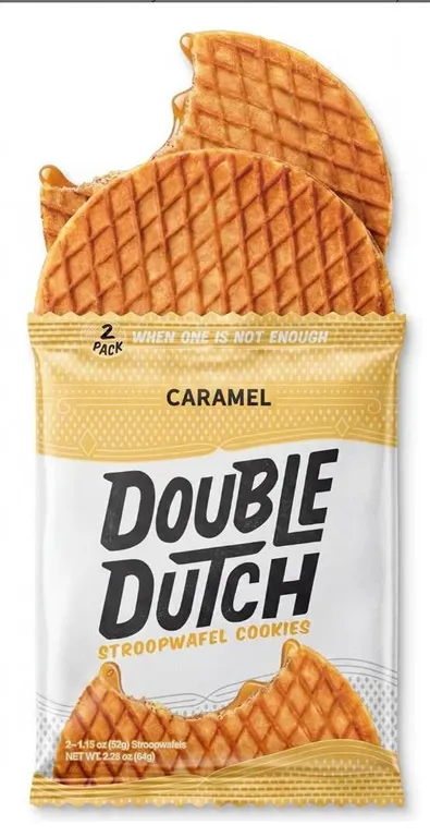 Double Dutch Vanilla Stroopwafels 16 Pack 512g