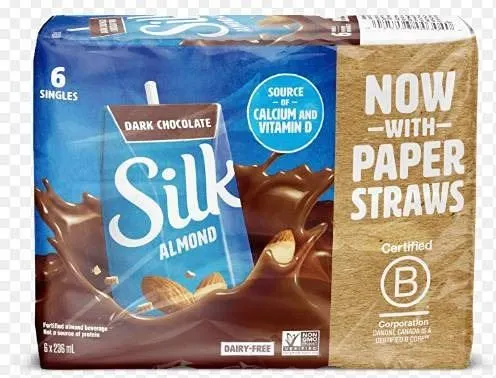 Silk Almond Dark Chocolate 6-Pack Singles