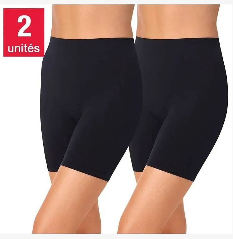 Jones Slip Short 2-Pack XL Black Womens