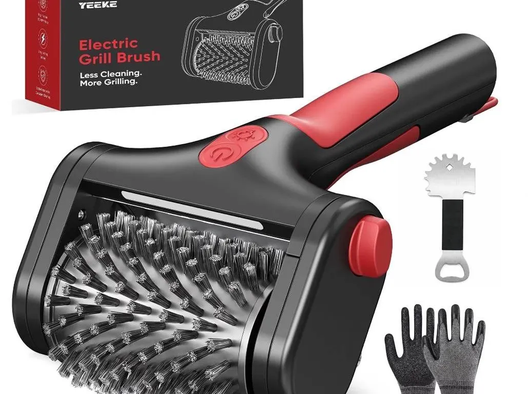 YEEKE Electric Grill Brush, 4000mAh, Stainless Steel