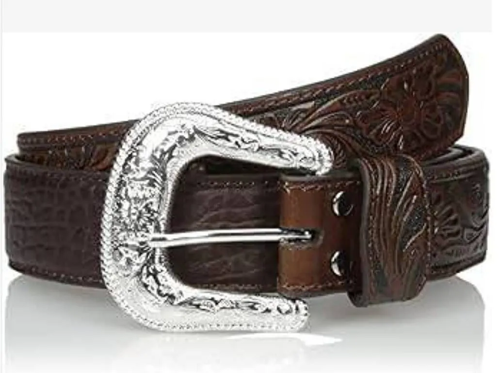 Silver Jeans Co Brown Leather Belt 32-34