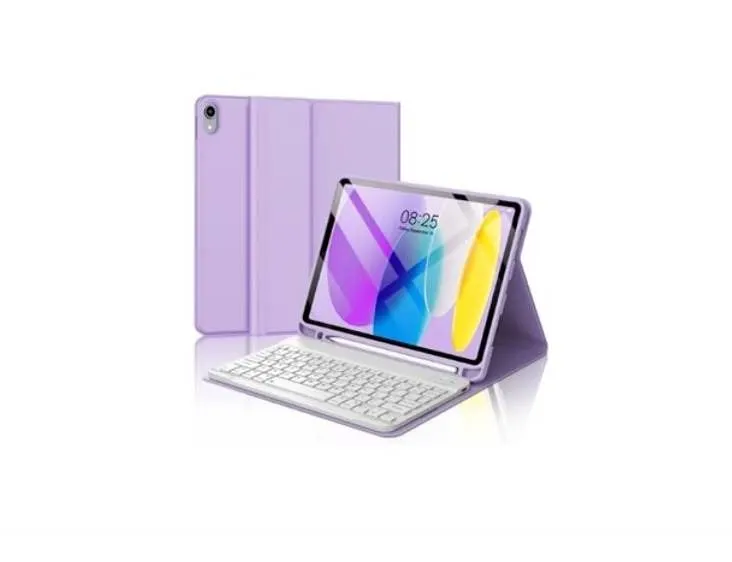 Purple Keyboard Case for iPad 10th/11th Gen