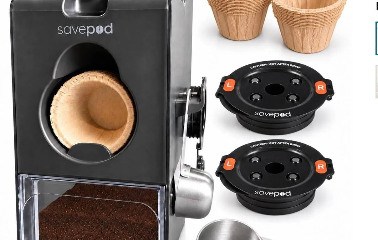 Savepod Pod-Maker Bundle Black for Keurig