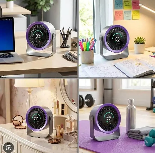 Guxly Desktop Circulating Fan DS311, 100 Speeds