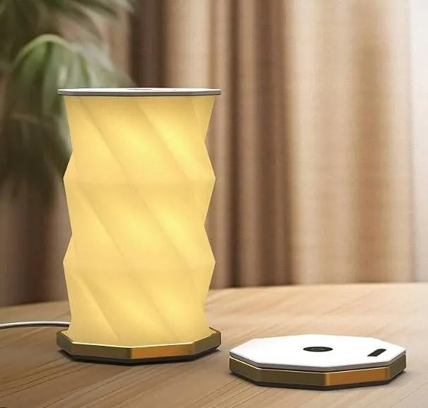 Portable USB-Charged Folding Table Lamp with Long Battery Life, Dimmable Rotating Folding Table Ligh