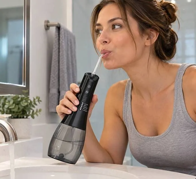 Portable Oral Irrigator Water Flosser