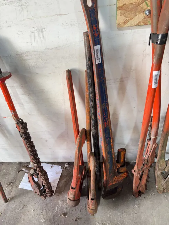 Ridgid Pipe Wrenches Set Assorted Sizes