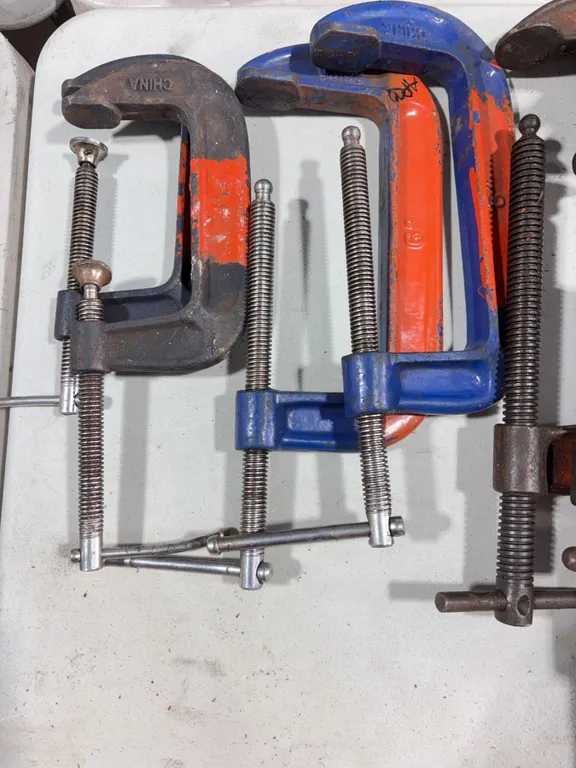 Lot of C-Clamps Including Cincinnati Tool