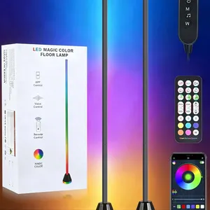 LED Magic Colour Floor Lamp with Remote