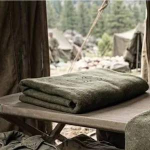 U.S. Military Olive Wool Blanket