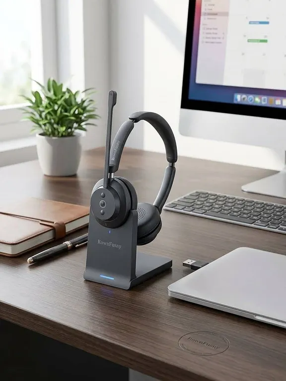 RownFusny R02-P Wireless Computer Headset