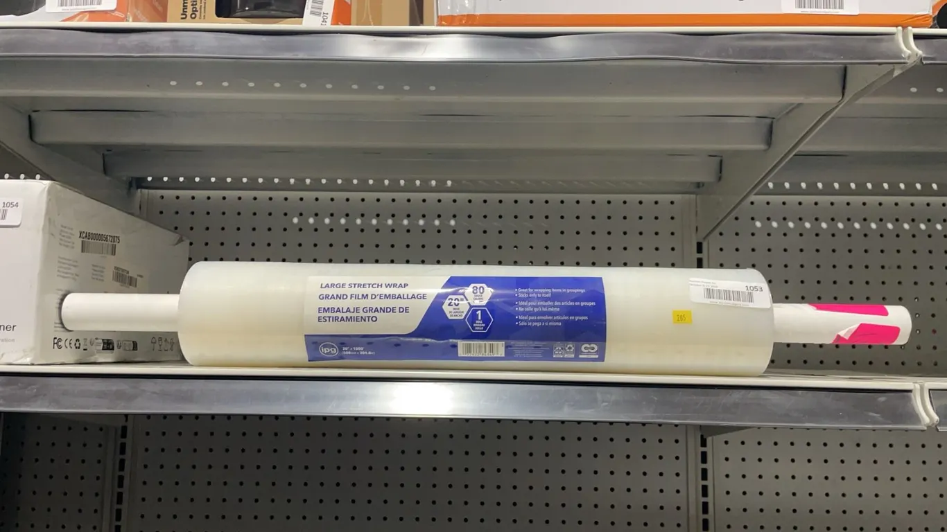 IPG Stretch Wrap 20" x 1000' 80 Gauge Clear Roll