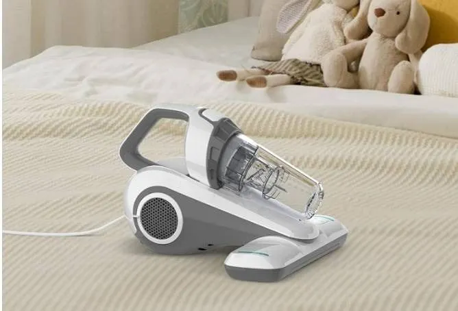 Dibea Mattress Vacuum, Handheld Bed Vacuum Cleaner Machine, White