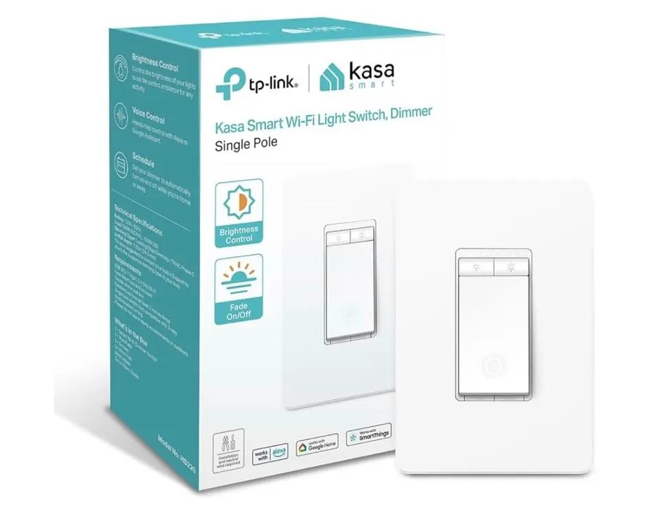 Kasa Smart Dimmer Switch HS220 WiFi 1-Pack