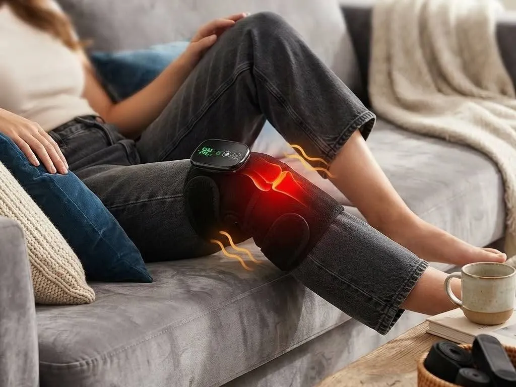 Heated Vibration Knee Massager