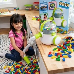 Pick Up Bricks Toy Vacuum Cleaner Set
