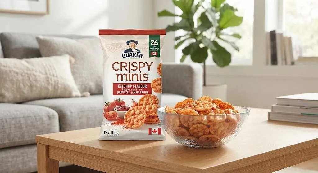 Quaker Crispy Minis Ketchup Flavour 100g