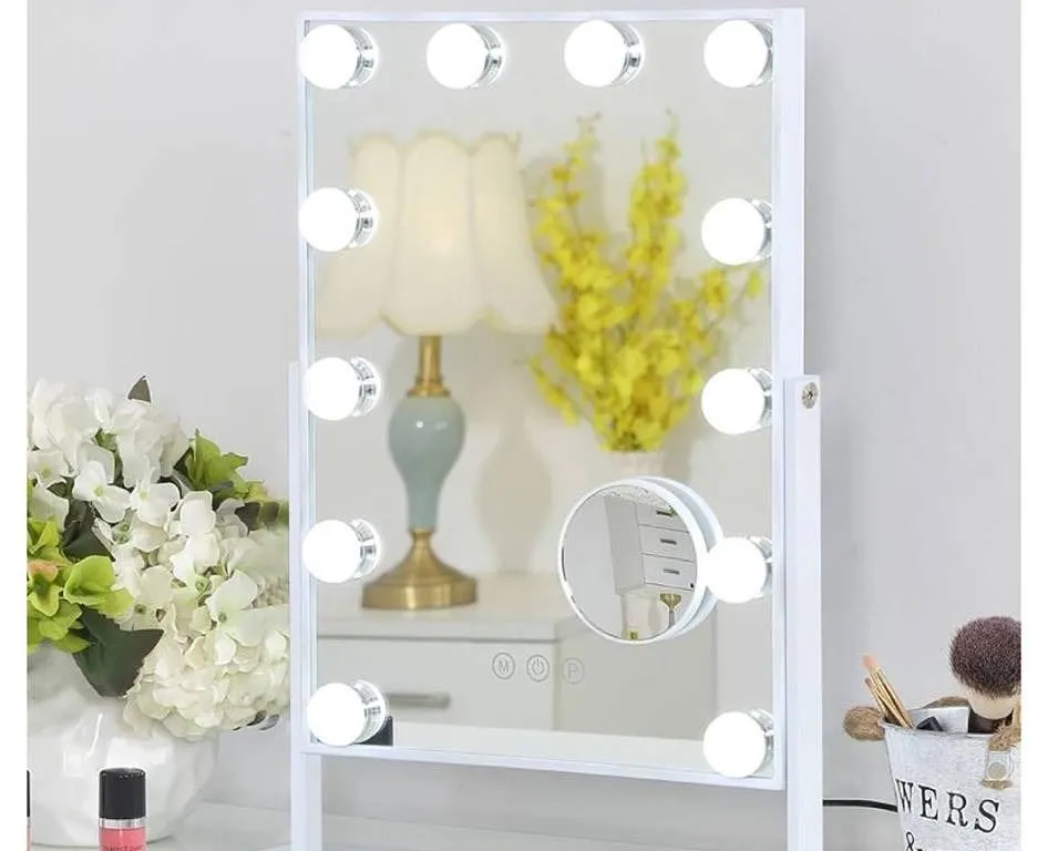 FENCHILIN Hollywood Makeup Mirror 12 Bulbs