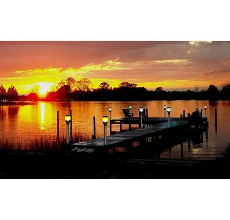 Dock Edge Solar Lite LED Post Lights, 2 Postlites