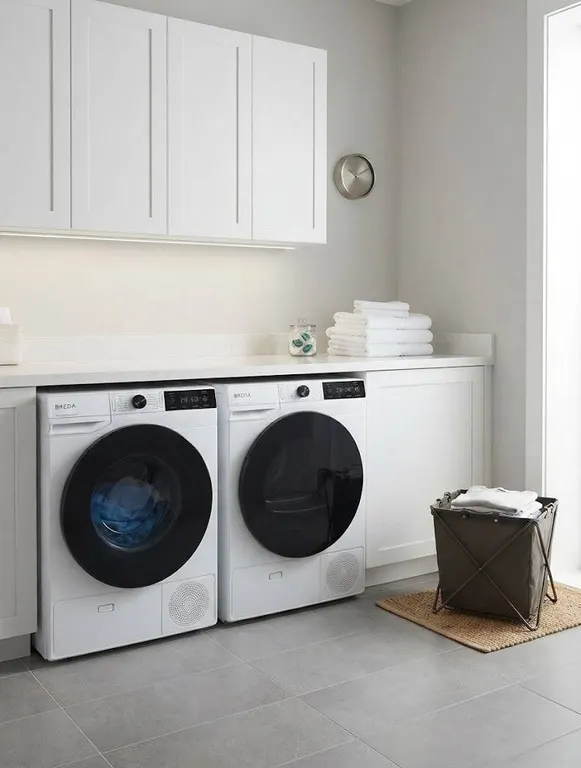BREDA Washer BRWM814002 & Dryer BRDV727001 Set NEW IN BOX