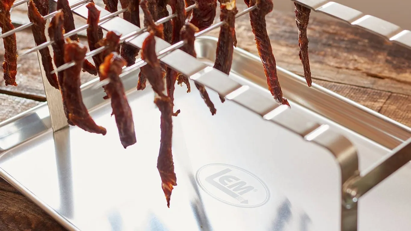 LEM Jerky Hanger with Rack and Pan Set