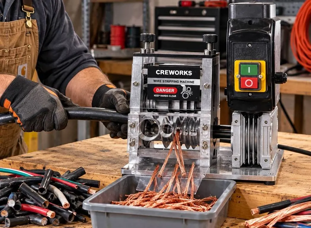 Creworks Automatic Wire Stripping Machine