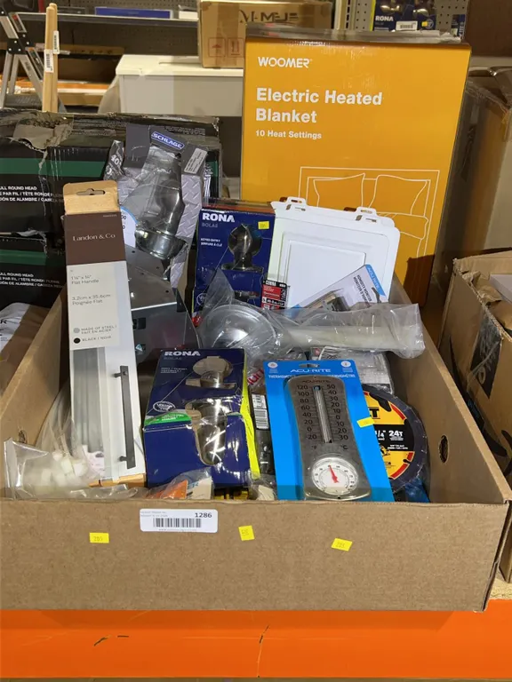 Hardware Lot: DEWALT, RONA, Heated Blanket