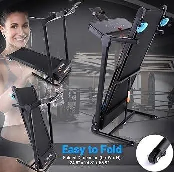 SereneLife SLFTRD20 Smart Electric Folding Treadmill