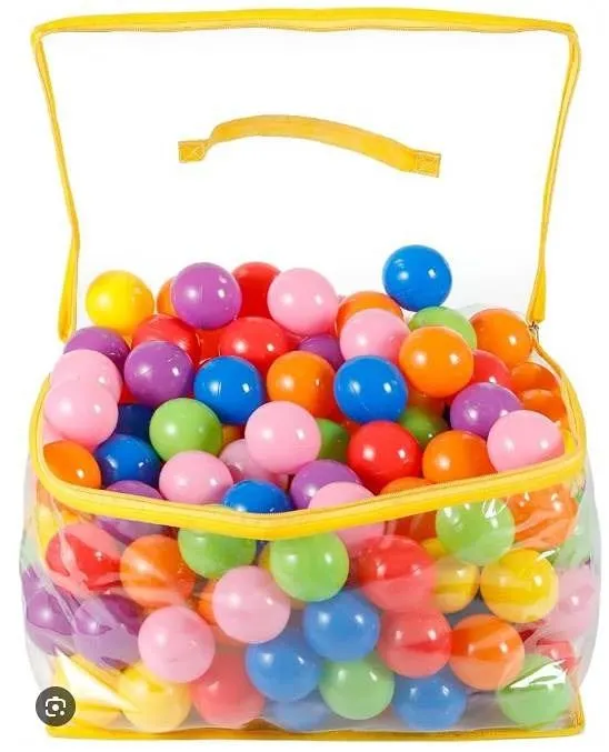 Yeios 120 Plastic Ball Pit Balls, 7 Colours
