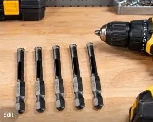 Spyder 3/16" Diamond Arbor Hole Saw Bits, 5-Pack