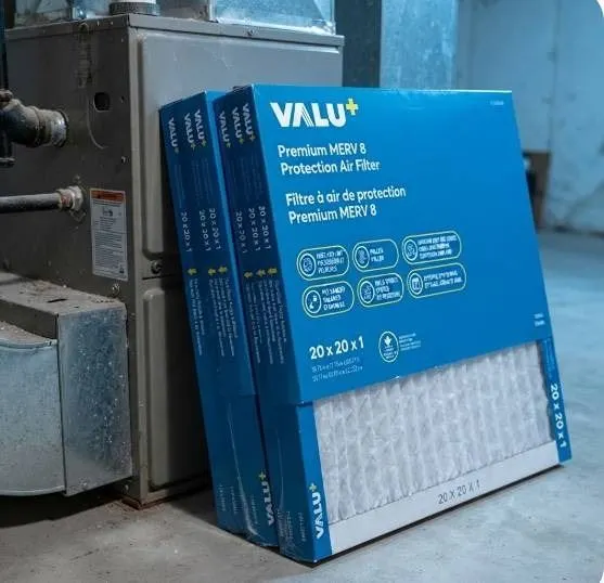 lot of 4 VALU+ MERV 8 Air Filters 20x20x1