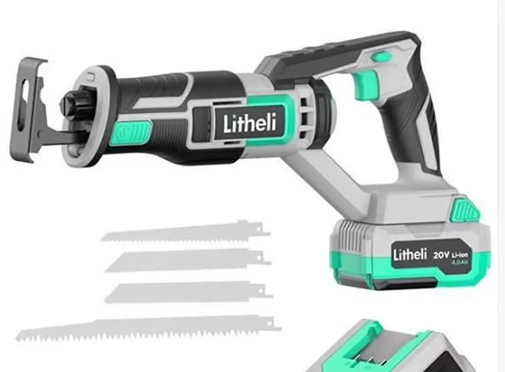 Litheli 20V Cordless Reciprocating Saw, E1RS37000
