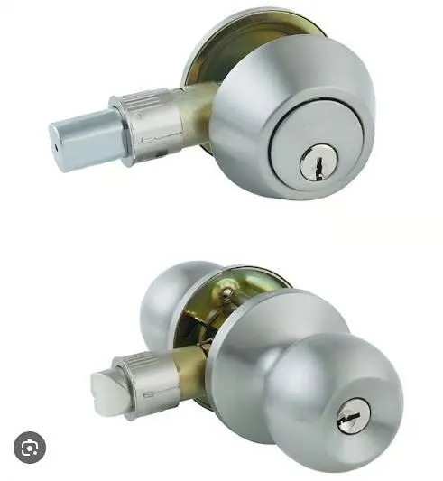 RONA Bolae Deadbolt Knob Set Stainless Steel
