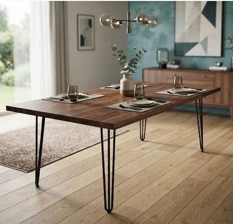 Rectangular Wood Dining Table 71x35.5x30 in
