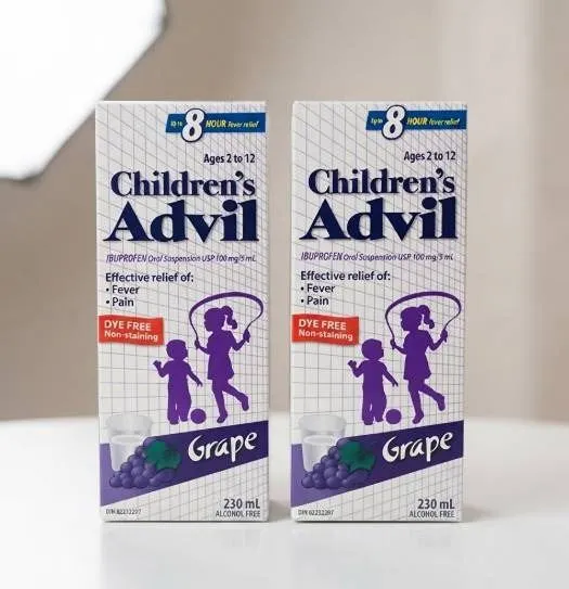 Children's Advil Grape Oral Suspension 2x230mL
