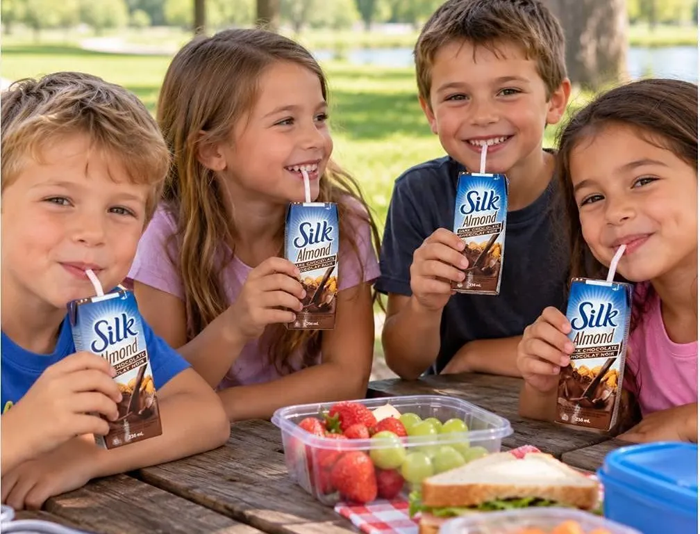 Silk Almond Dark Chocolate Beverage 6x236ml