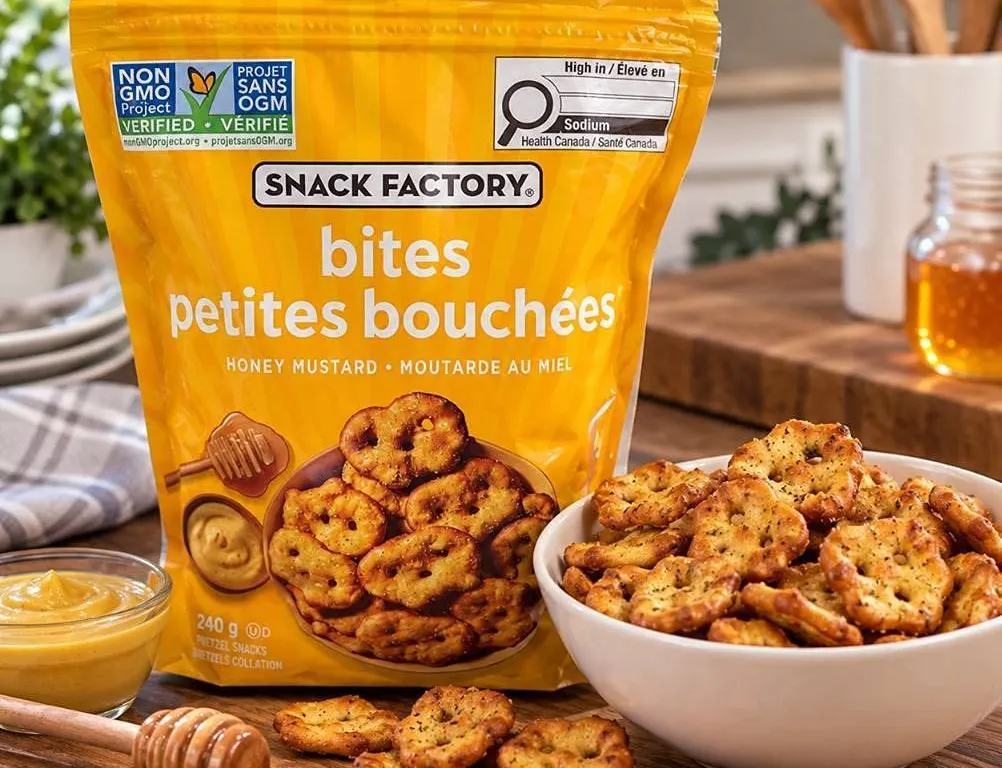 Snack Factory Bites Honey Mustard 240g
