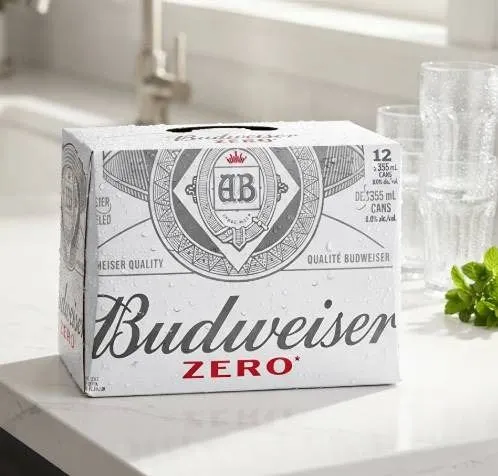 Budweiser Zero 12-Pack 355ml Cans