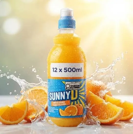 SunnyD Smooth Orange Juice 500ml, 12 Pack