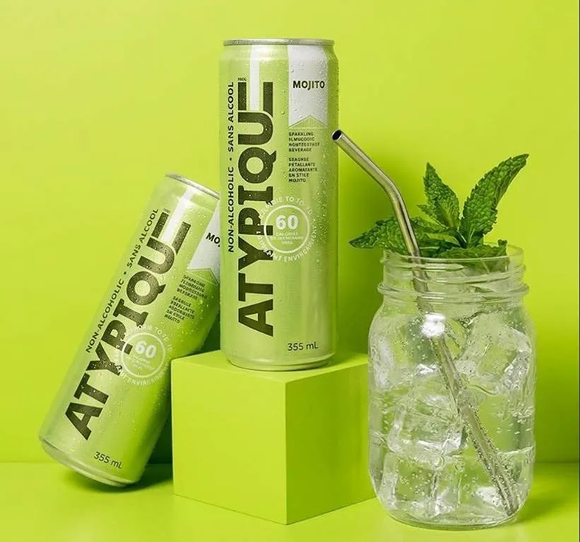 Atypique Mojito 12x355ml Non-Alc Cans