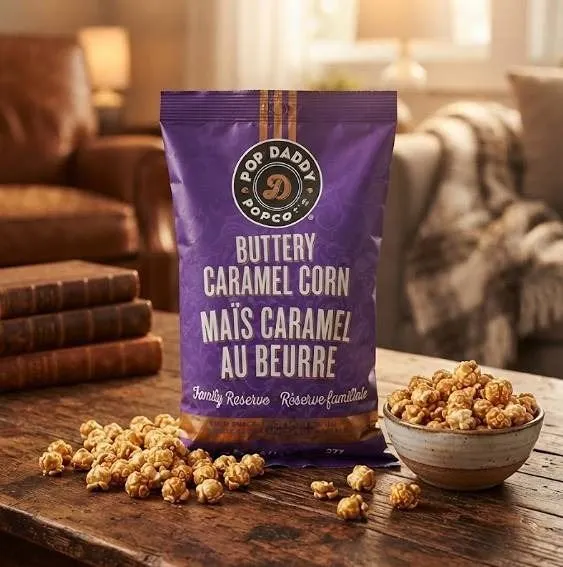Pop Daddy Buttery Caramel Corn 11x227g Bag