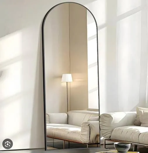 Cofeny 64x21" Full Length Black Mirror