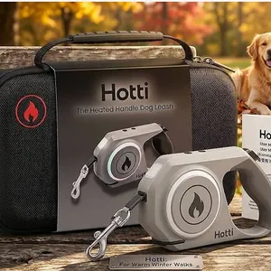 Hotti Heated Handle Dog Leash With Case
